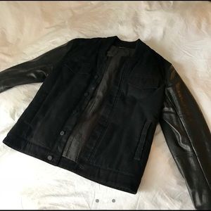 Alexander Wang jacket with leather sleeves
